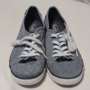Keds Coursa Heathered Blue Lace-Up Sneakers